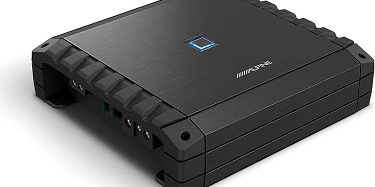 S2-A60M Alpine S-Series Mono Subwoofer Amplifier 600W RMS at 1 & 2 
