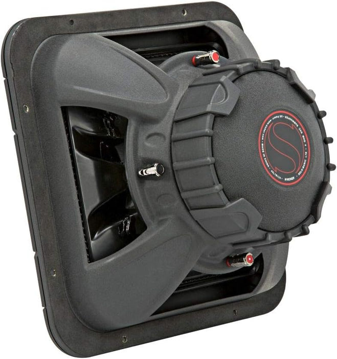 45L7R122 KICKER 12" L7R Solo-Baric Square Subwoofer Sub 600W RMS 2 Ohm DVC