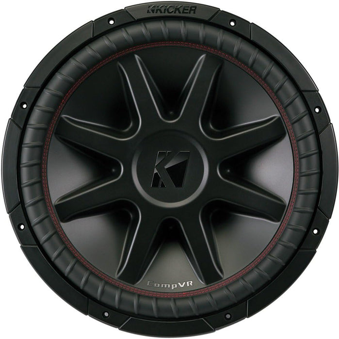 43CVR154 KICKER 15" CompVR Subwoofer Sub 500W RMS 4 Ohm DVC