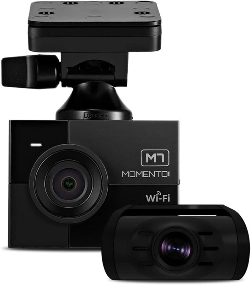 M7 Momento MD-7205 QHD 3-Channel Front and Rear Dash Camera System
