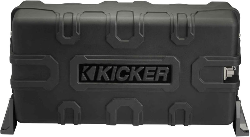 51MWLE102 KICKER 10" Premium Marine Loaded Subwoofer Enclosure w/ Passive Radiator 400W RMS 2 Ohm