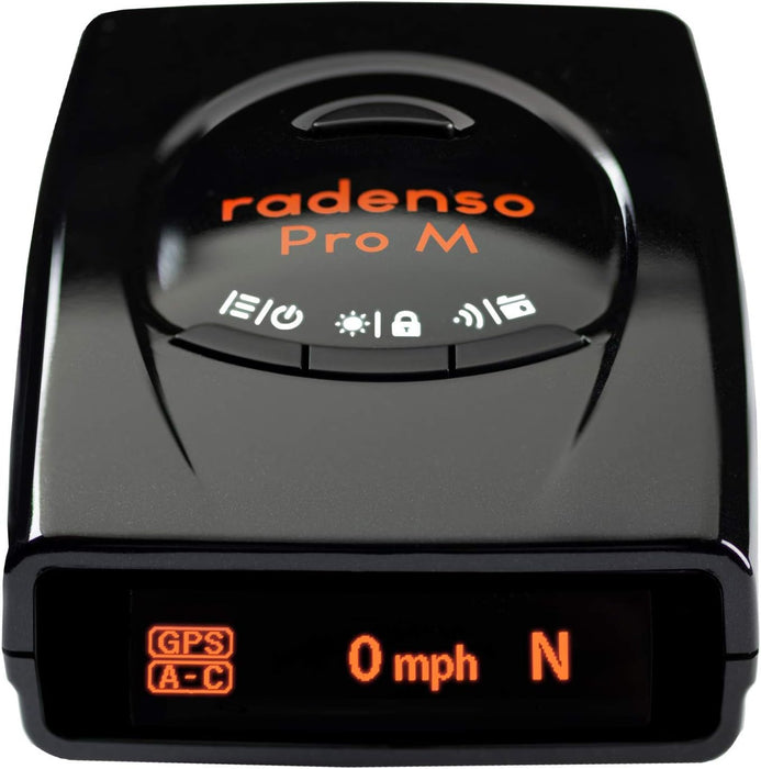 RPM Radenso Pro M Radar Detector with Less False Alerts, Small Size, USA Technical Support, GPS Lockouts