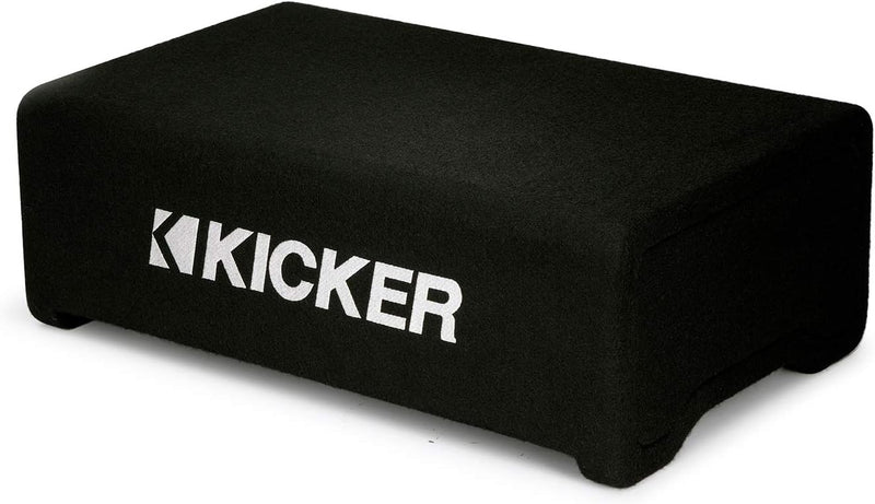48CDF124 KICKER 12" Comp Subwoofer Single Loaded Down Firing Enclosure 150W RMS 4 Ohm