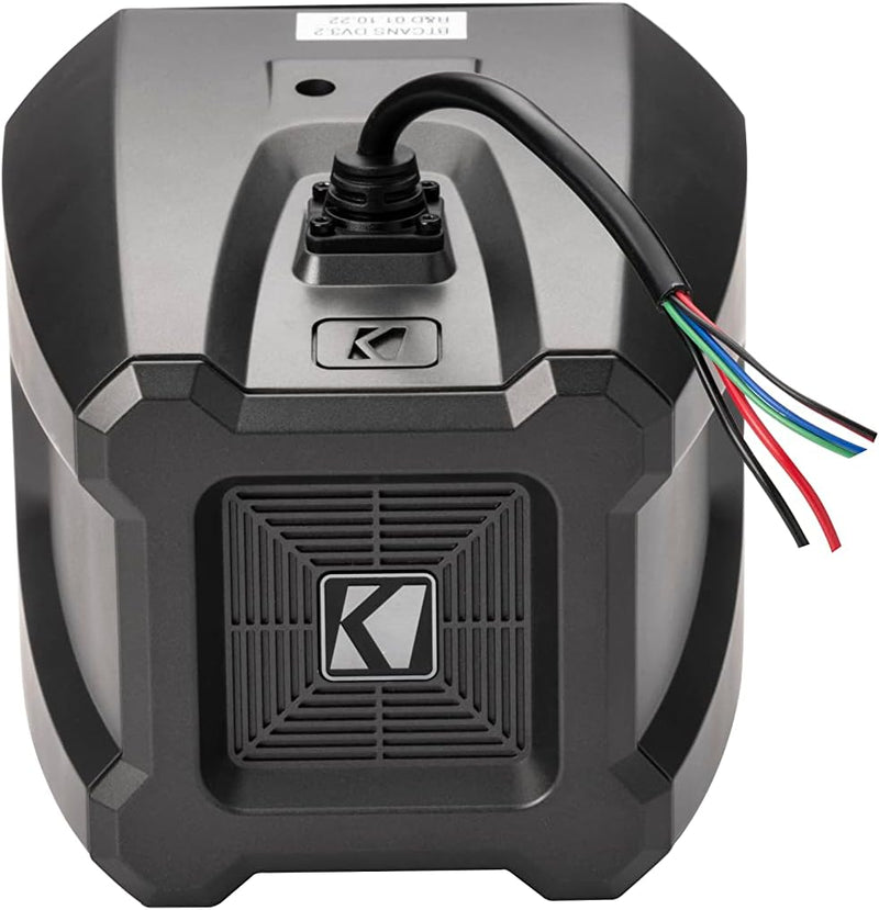 48BTCAN65 KICKER 6.5" Powered Tower Speakers w/Bluetooth 4 ATV / UTV / Golf Cart Tube Clamp Mount Pods (Pair)