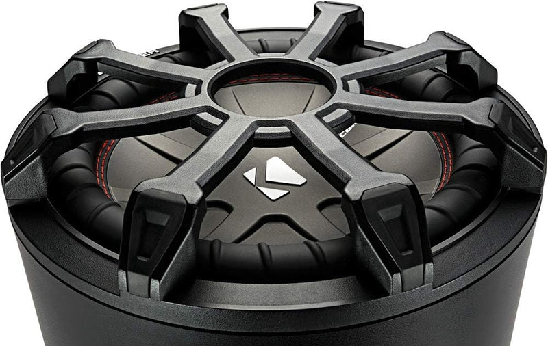 46CWTB102 KICKER 10" CompR TB Marine Loaded Subwoofer Enclosure w/ Passive Radiator 400W RMS 2 Ohm