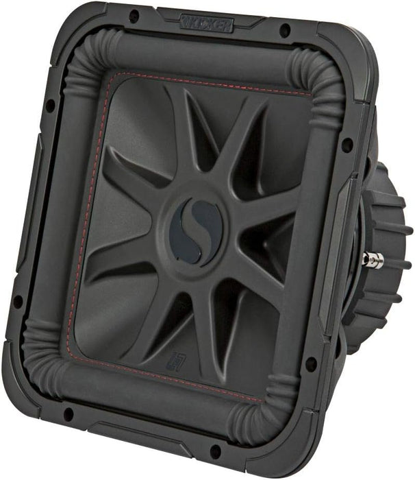 45L7R122 KICKER 12" L7R Solo-Baric Square Subwoofer Sub 600W RMS 2 Ohm DVC