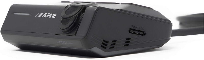 DVR-C320R Alpine Premium 1080P Night Vision Dash Camera Bundle (Front + Rear) with Built-in Drive Assist
