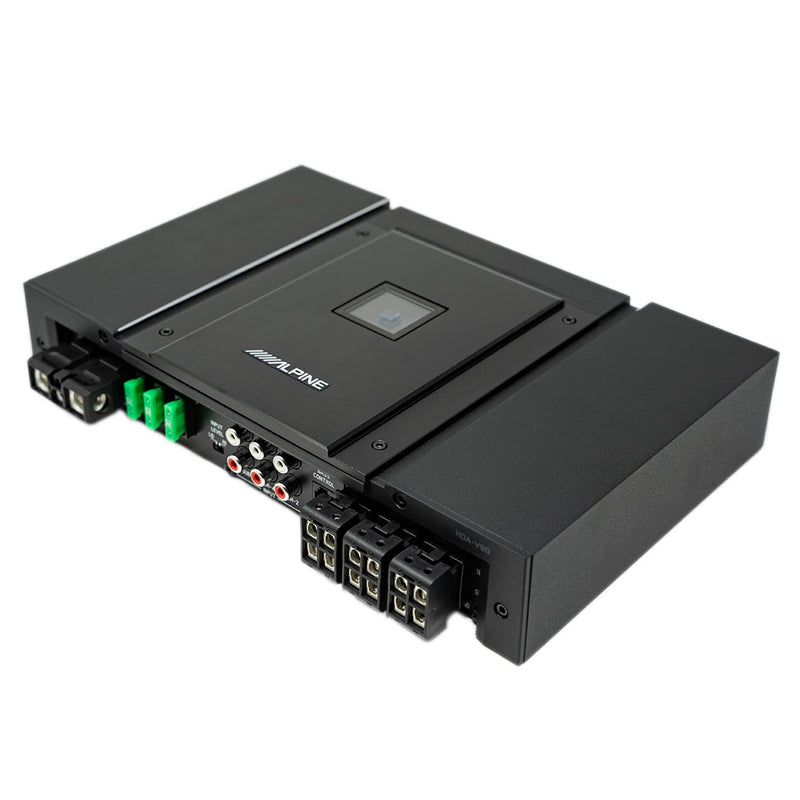HDA-V90 Alpine Status Hi-Res 5-Channel Amplifier, 75Wx4 + 300Wx1 at 4-Ohm, 100Wx4 + 500Wx1 at 2-Ohm 5ch Car Audio Amplifier