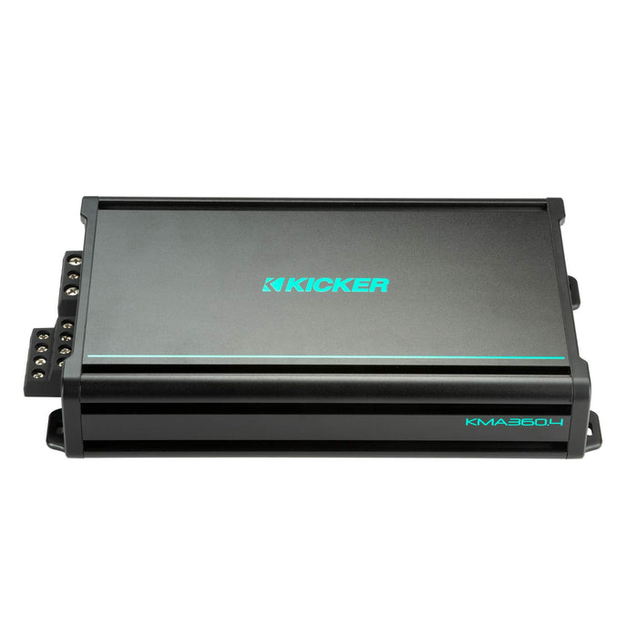 48KMA3604 KICKER KMA Series KMA360.4 360W RMS 4x90W 4-Channel Full Range Marine Amplifier