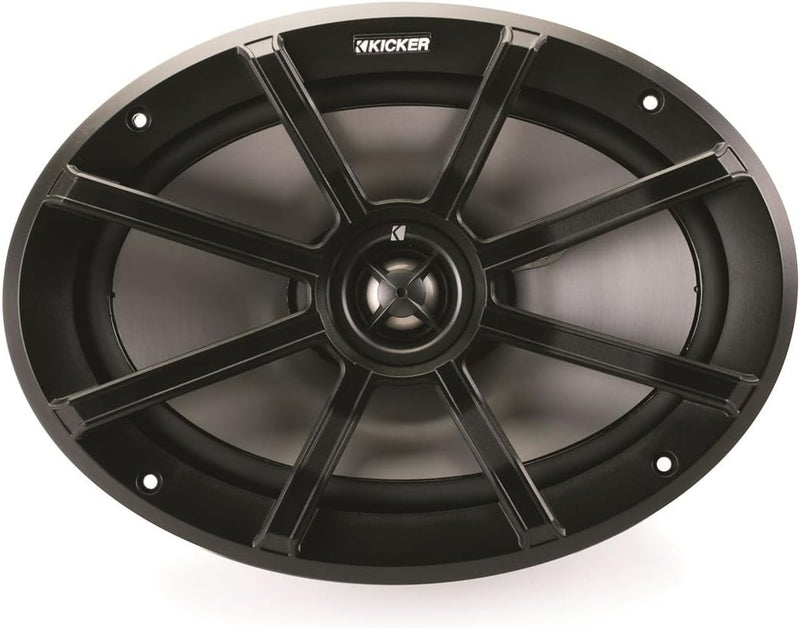 40PS694 KICKER PS Series 6x9" Powersports 2-Way Coaxial Speakers 90W RMS for Polaris Motorcycle ATV UTV RZR (4 Ohm) Pair