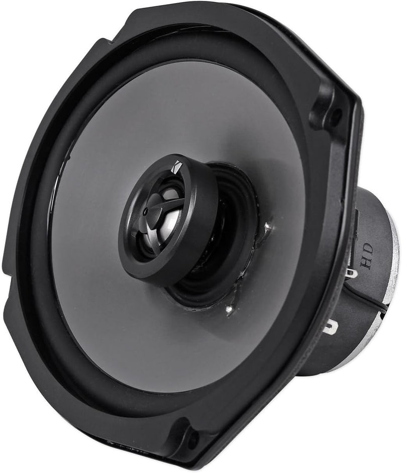 40PS694 KICKER PS Series 6x9" Powersports 2-Way Coaxial Speakers 90W RMS for Polaris Motorcycle ATV UTV RZR (4 Ohm) Pair
