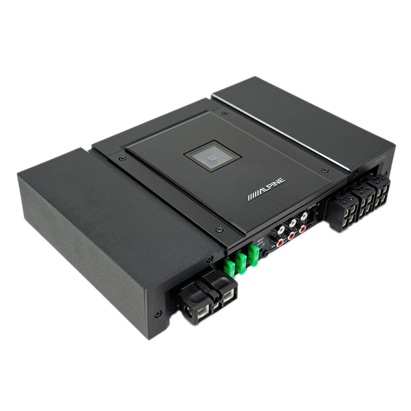 HDA-V90 Alpine Status Hi-Res 5-Channel Amplifier, 75Wx4 + 300Wx1 at 4-Ohm, 100Wx4 + 500Wx1 at 2-Ohm 5ch Car Audio Amplifier