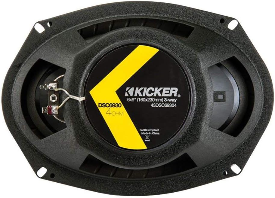 KICKER DS Series 6x9" & 6.5" Factory Upgrade Speaker Bundle | 600W Peak Car Audio Package