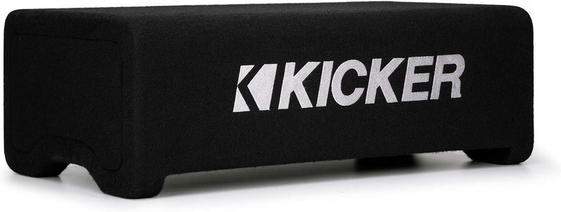 48CDF104 KICKER 10" Comp Subwoofer Single Loaded Down Firing Enclosure 150W RMS 4 Ohm
