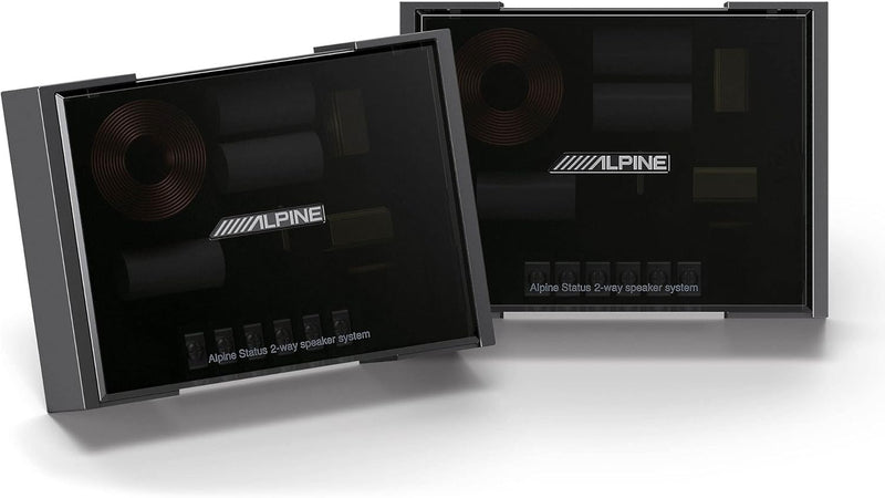 HDZ-653 Alpine Status 6.5" Hi-Res 3-Way Component Speaker Set 100W RMS 4 Ohm Car Audio (Pair)
