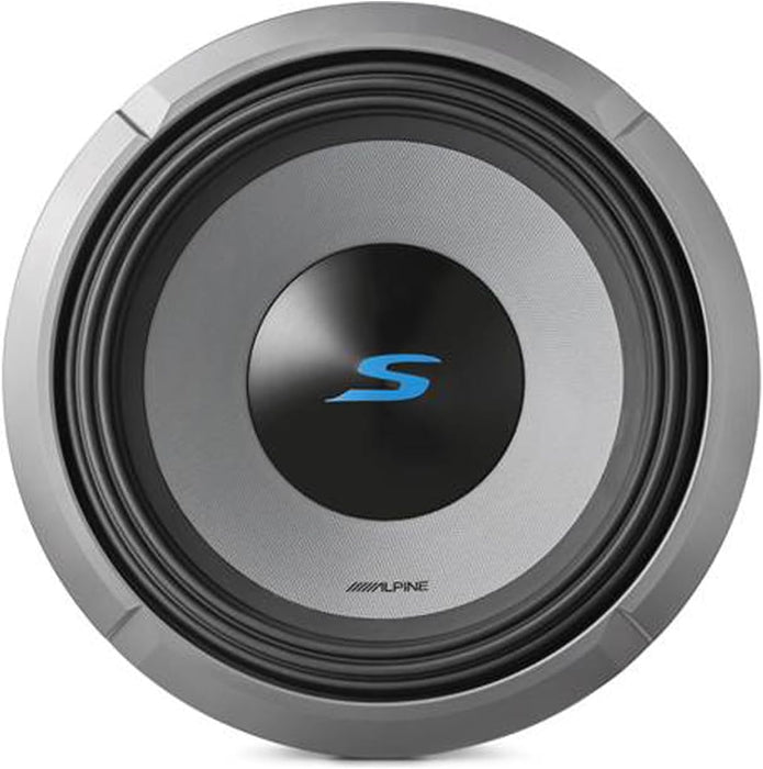 S2-W12D4 Alpine S-Series 12" Subwoofer Sub 600W RMS 4 Ohm DVC