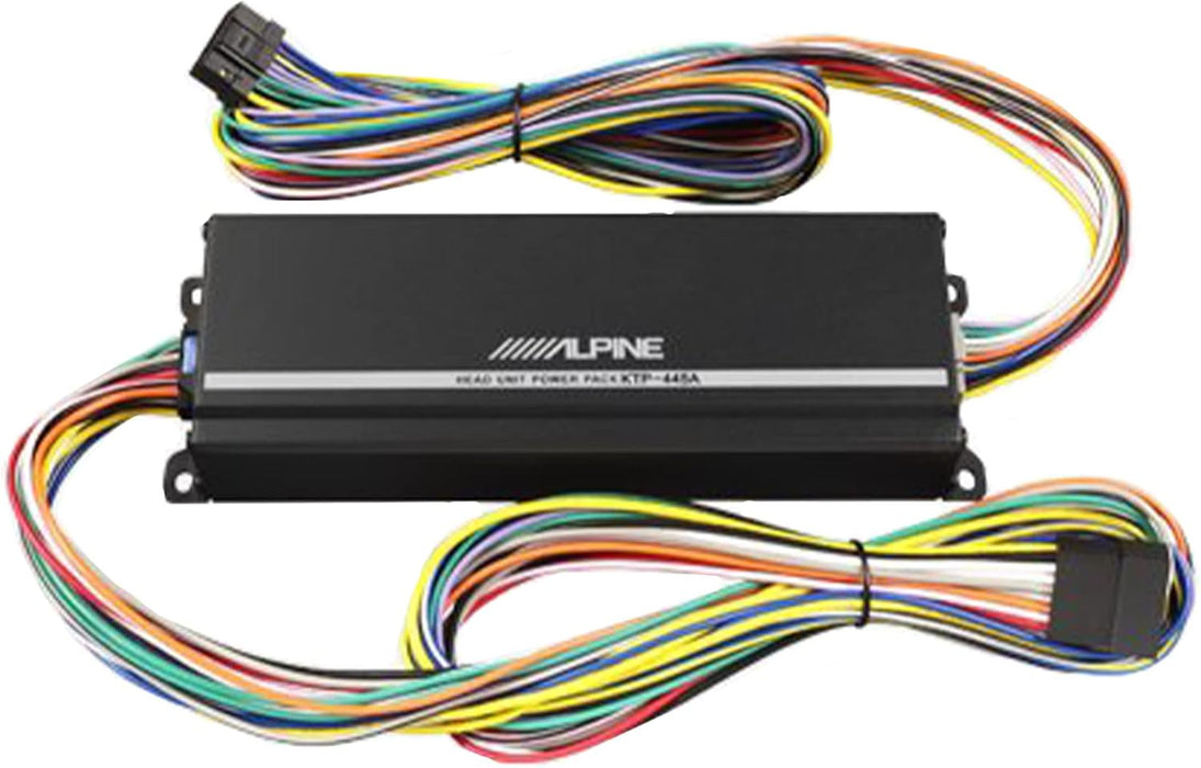 KTP-445A Alpine Head Unit In-Line 4-Channel Power Pack Amplifier 45W RMS x 4, at 2 Or 4 Ohms