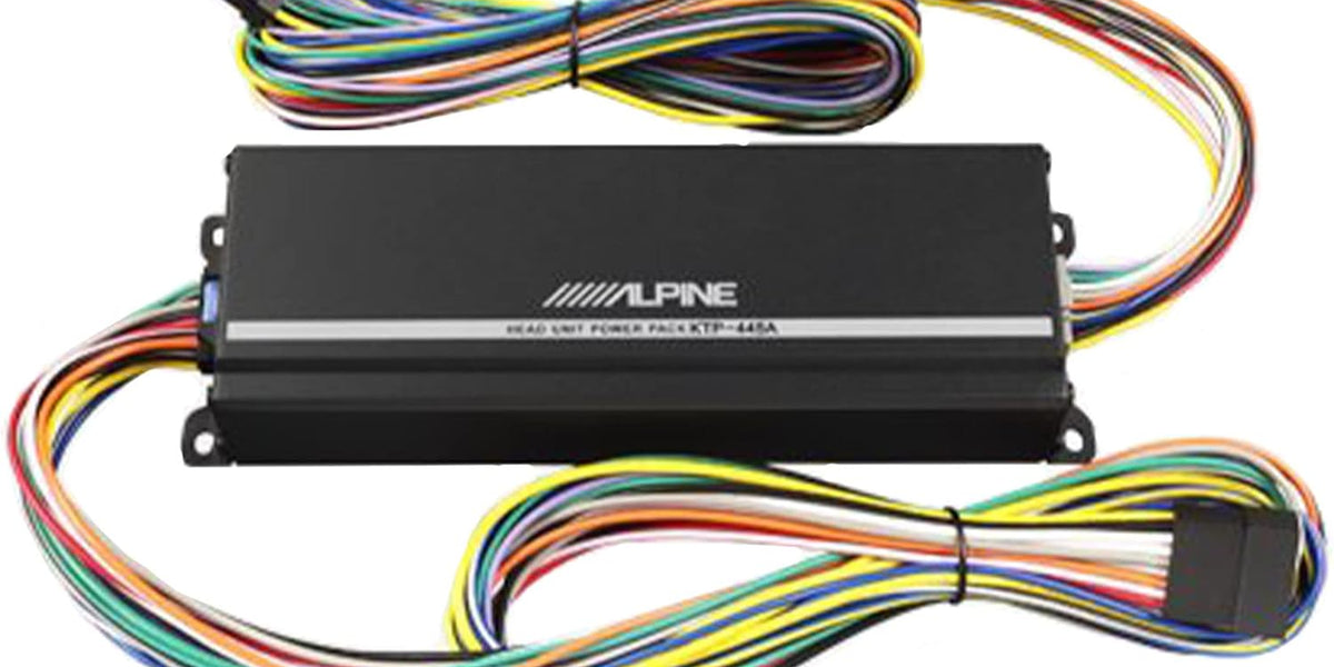 KTP-445A Alpine Head Unit In-Line 4-Channel Power Pack Amplifier