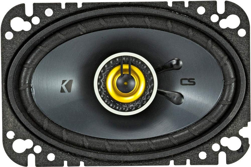 KICKER CS Speaker Bundle 6.5" & 4x6" 2-Way Car Audio Speakers Package | 46CSC654 + 46CSC464