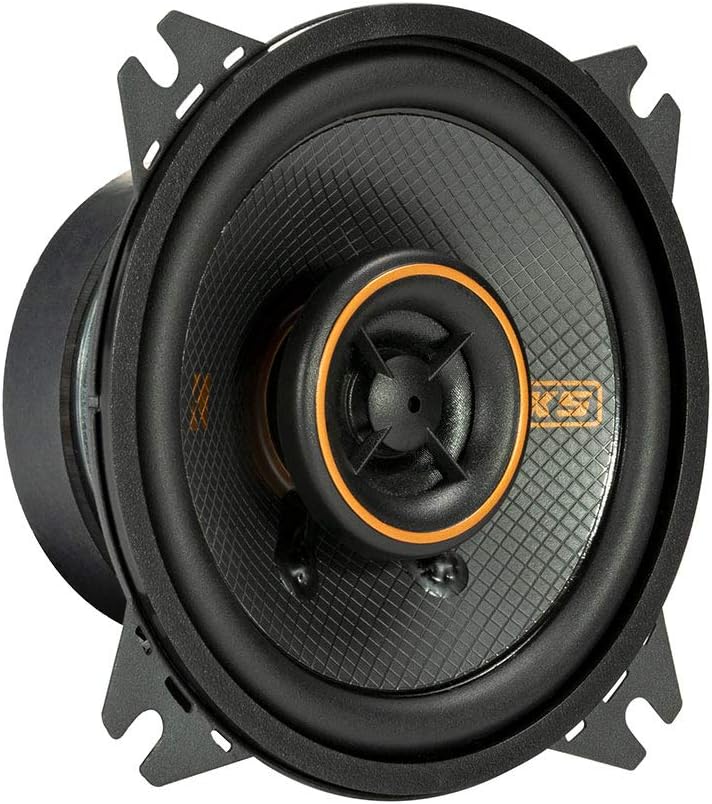 51KSC404 KICKER KS Series 4" Inch Coaxial 2 Way Speakers 75W RMS 4 Ohm Car Audio (Pair)