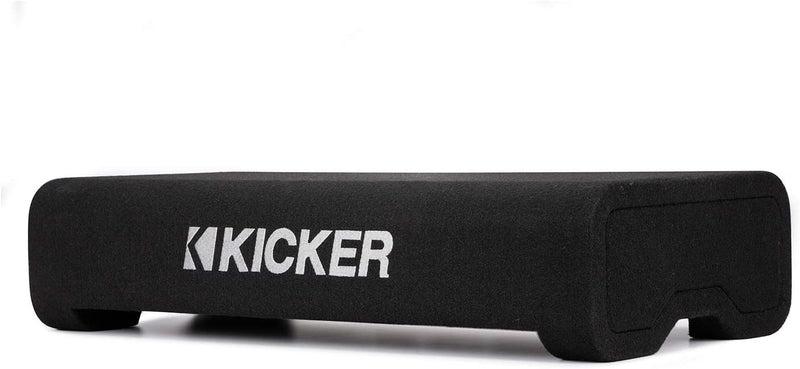 48TRTP82 KICKER 8" CompRT Subwoofer Single Loaded Down Firing Enclosure 300W RMS 2 Ohm