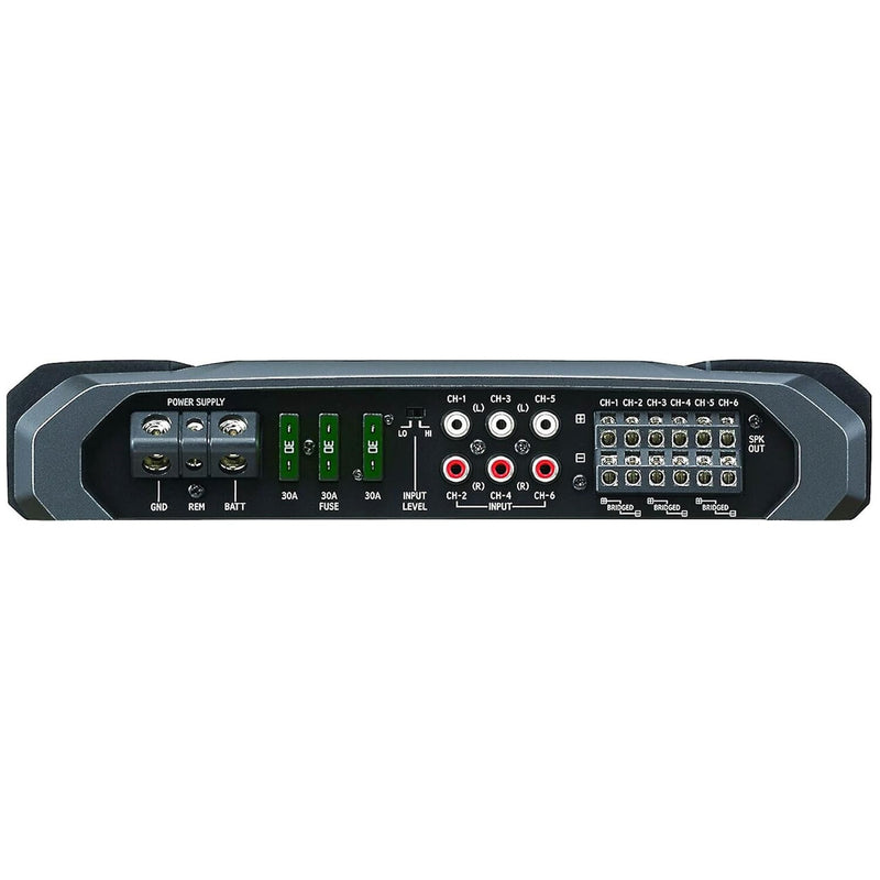 R-A90S Alpine R-Series 6/5/4/3 Channel Power Amplifier with Staggered Power 6ch Car Audio Amplifier Hi-Res Certified