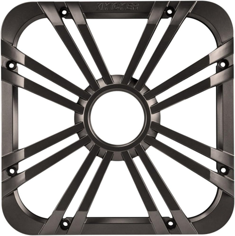 11L710GLC KICKER 10" Charcoal Grille w/LEDs for Square L7 Solo-Baric Subwoofer Sub