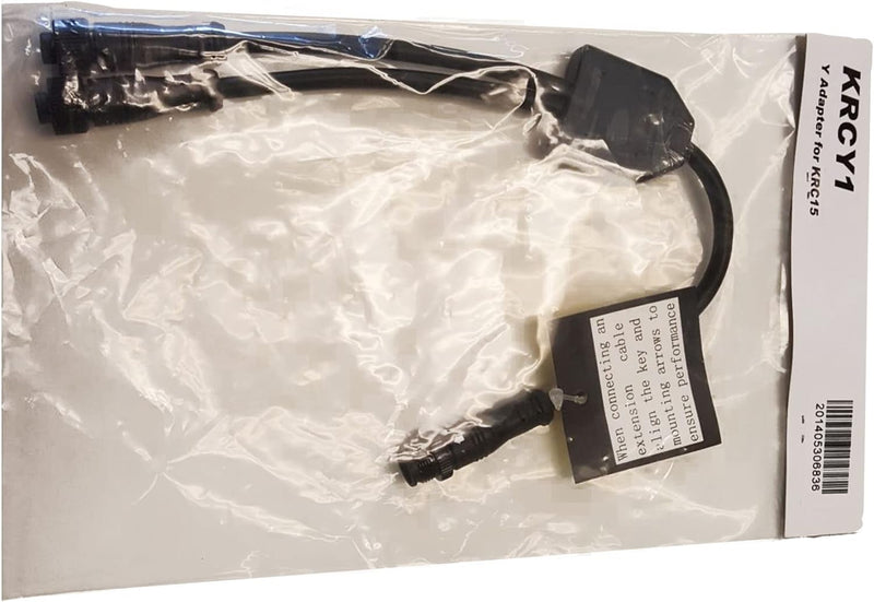 KRCY1 KICKER Y-Cable to Connect Multiple KRC55 Remote Controllers with KMC5 Marine Receiver