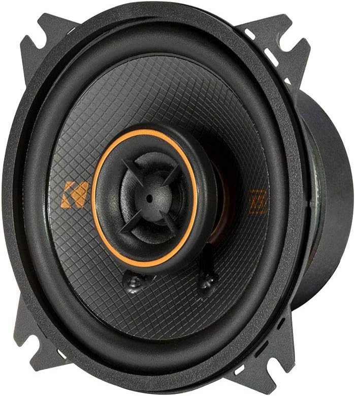 51KSC404 KICKER KS Series 4" Inch Coaxial 2 Way Speakers 75W RMS 4 Ohm Car Audio (Pair)