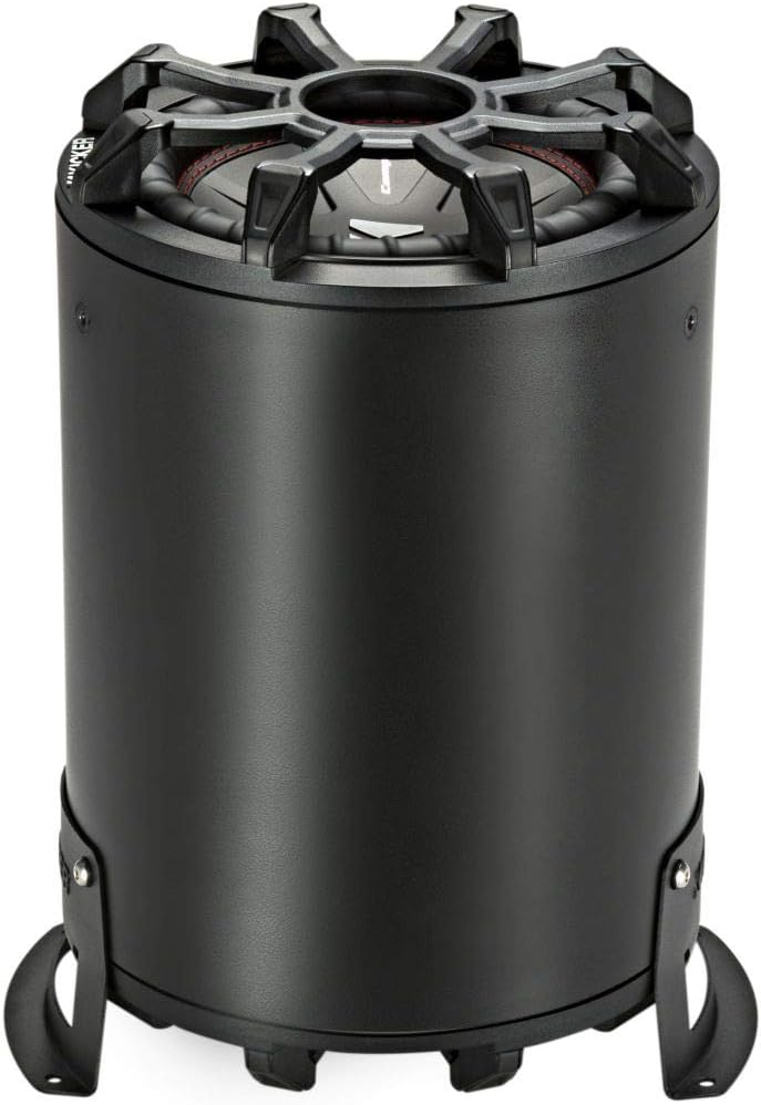 46CWTB84 KICKER 8" CompR TB Marine Loaded Subwoofer Enclosure w/ Passive Radiator 300W RMS 4 Ohm