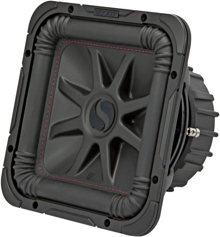 45L7R102 KICKER 10" L7R Solo-Baric Square Subwoofer Sub 500W RMS 2 Ohm DVC