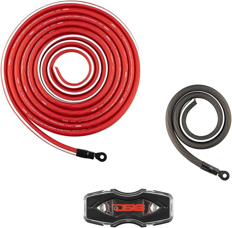 AMPKIT0 DS18 0 Gauge 0 AWG Complete Amplifier Amp Installation Wire Kit 0GA CCA