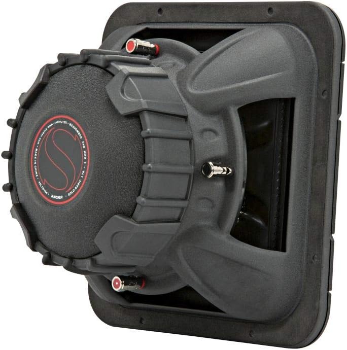45L7R102 KICKER 10" L7R Solo-Baric Square Subwoofer Sub 500W RMS 2 Ohm DVC