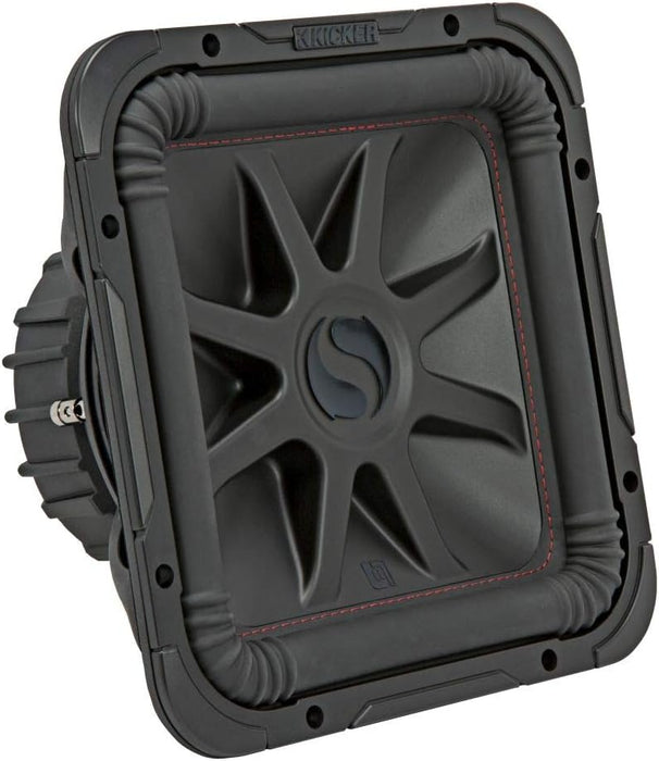 45L7R122 KICKER 12" L7R Solo-Baric Square Subwoofer Sub 600W RMS 2 Ohm DVC