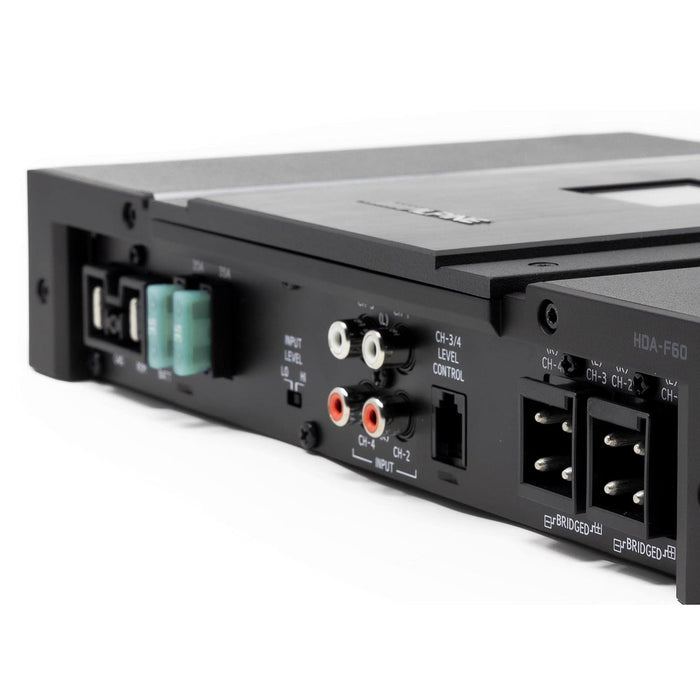 HDA-F60 Alpine Status Hi-Res 4-Channel Amplifier, 100W x 4 at 4-Ohm, 150W x 4 at 2-Ohm 4ch Car Audio Amplifier