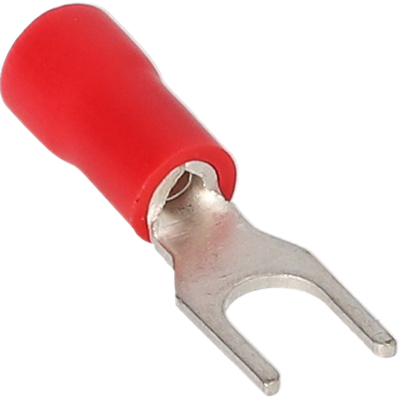 RVST88 METRA Red Vinyl #8 Spade Terminal for 8 Gauge Wire (Each)