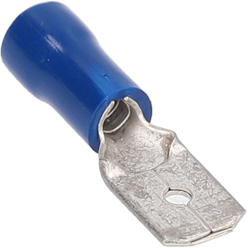 BVMD250 METRA Blue Vinyl .250 Male Quick Disconnect for 16-14 Gauge Wire (Each)
