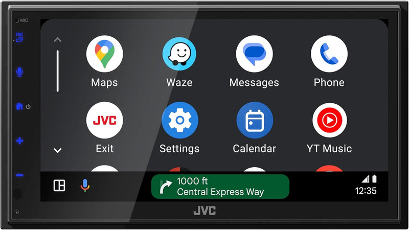 KW-M695BW JVC Digital Multimedia Receiver 6.8” Double-Din Touchscreen Head Unit with Wireless CarPlay and Android Auto, AM/FM, Bluetooth, iDatalink Maestro, SiriusXM Ready, USB Port, Car Radio