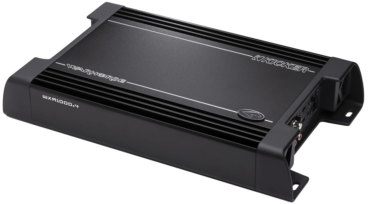 49WXA10004 KICKER Warhorse 1000.4 4ch Car Audio Amplifier Competition Class D (250Wx4 4Ω)(450Wx4 2Ω)(900Wx2 4Ω Bridged)