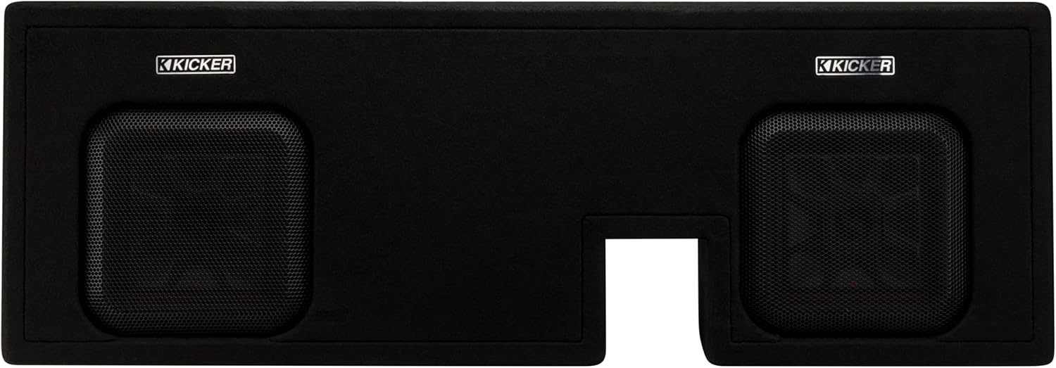 51KTDL7T102 KICKER Tacoma Truck Specific Dual 10" L7T Loaded Enclosure 1000W RMS 2 Ohm