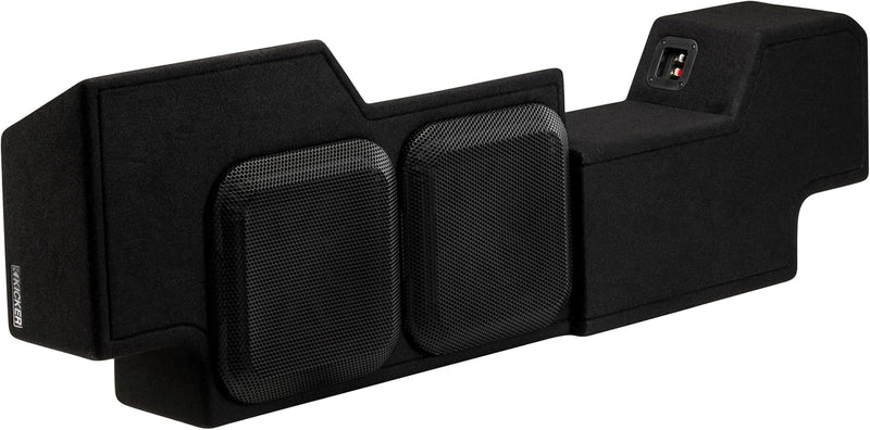 51K5RDL7T102 KICKER RAM 5th Gen Truck Specific Dual 10" L7T Loaded Up Firing Enclosure 1000W RMS 2 Ohm
