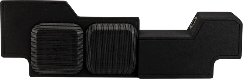 51K5RDL7T102 KICKER RAM 5th Gen Truck Specific Dual 10" L7T Loaded Up Firing Enclosure 1000W RMS 2 Ohm