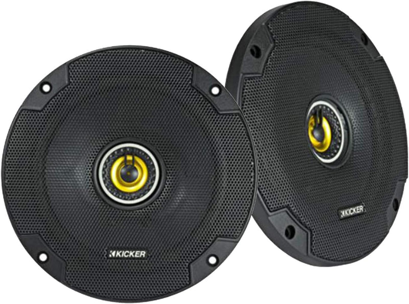 KICKER CS Series Car Speaker Bundle – 6.5” CSC65 + 6x9” CSC693 2-Way & 3-Way Coaxial Speakers | 750W Peak Power