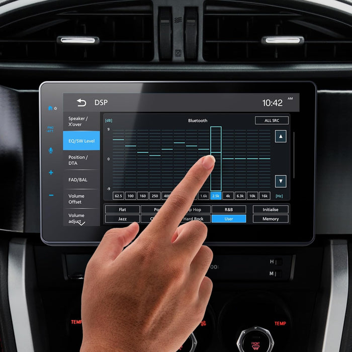 KW-Z900W JVC 9" Floating Touchscreen HD Display Digital Multimedia Receiver Single-Din Head Unit with Wireless CarPlay and Wireless Android Auto, HDMI, AM/FM, Bluetooth, USB, iDatalink Maestro, SiriusXM Ready, Car Radio