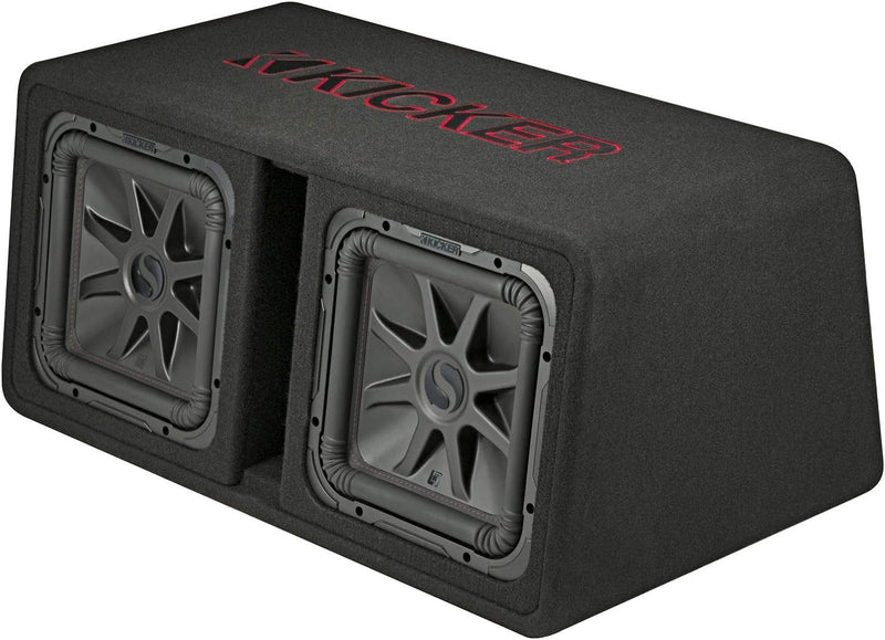45DL7R122 KICKER 12" Solo-Baric L7R Subwoofer Dual Loaded Enclosure Ported 1200W RMS 2 Ohm