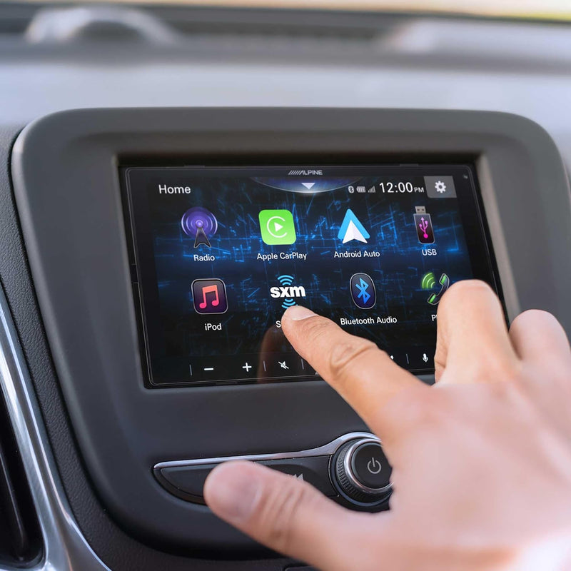 iLX-W670-M Alpine 7" Digital Multimedia Receiver with SWC Adapter, Shallow Chassis Double-Din Touchscreen Head Unit with CarPlay and Android Auto, iDatalink Maestro Compatible