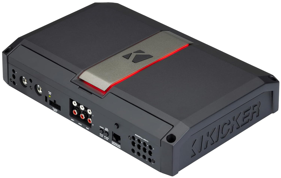 51LX12005 KICKER LX-Series 1200.5 Premium 5-Channel Car Audio Amplifier 125Wx4 4 Ohm, 175Wx4 2 Ohm + Mono 500W 2 Ohm, 700W 1 Ohm