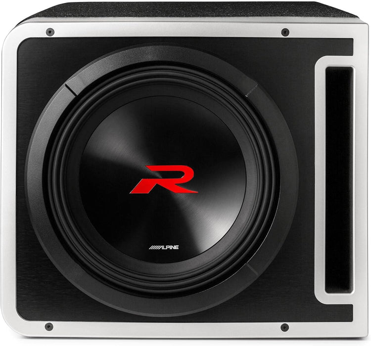 R2-SB12V Alpine Halo R-Series 12" Subwoofer Sub Single Loaded Ported Enclosure 750W RMS 2 Ohm Linkable