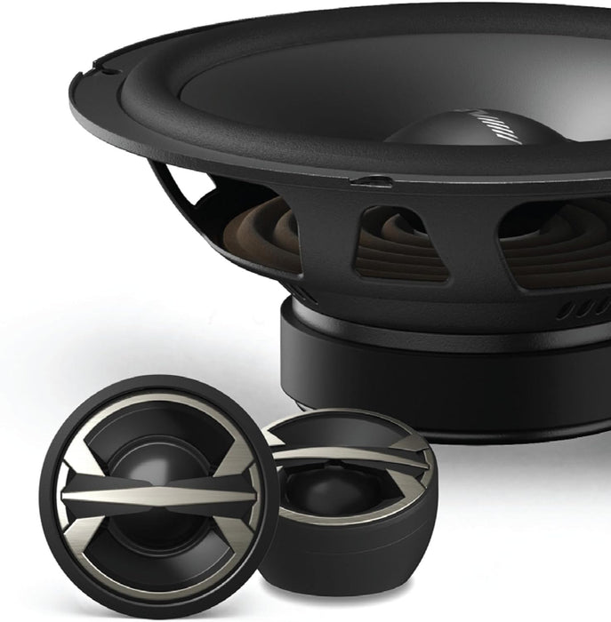 EL-E65C-G Alpine EL-Series 6.5" 6 1/2 inch 2-Way Component Speaker Set w/Tweeters 45W RMS Car Audio 4 Ohm (Pair)