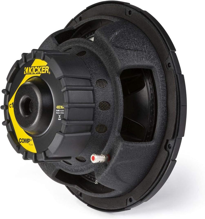 43C104 KICKER 10" Comp Subwoofer Sub 150W RMS 4 Ohm SVC